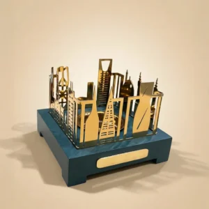 Saudi Skyline Incense Burner